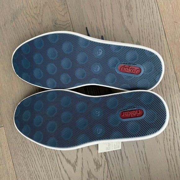 Rieker Antistress Lightweight Casual Leather Lace Up Boots Blue/Grey Sz 40 NWT - Picture 7 of 14